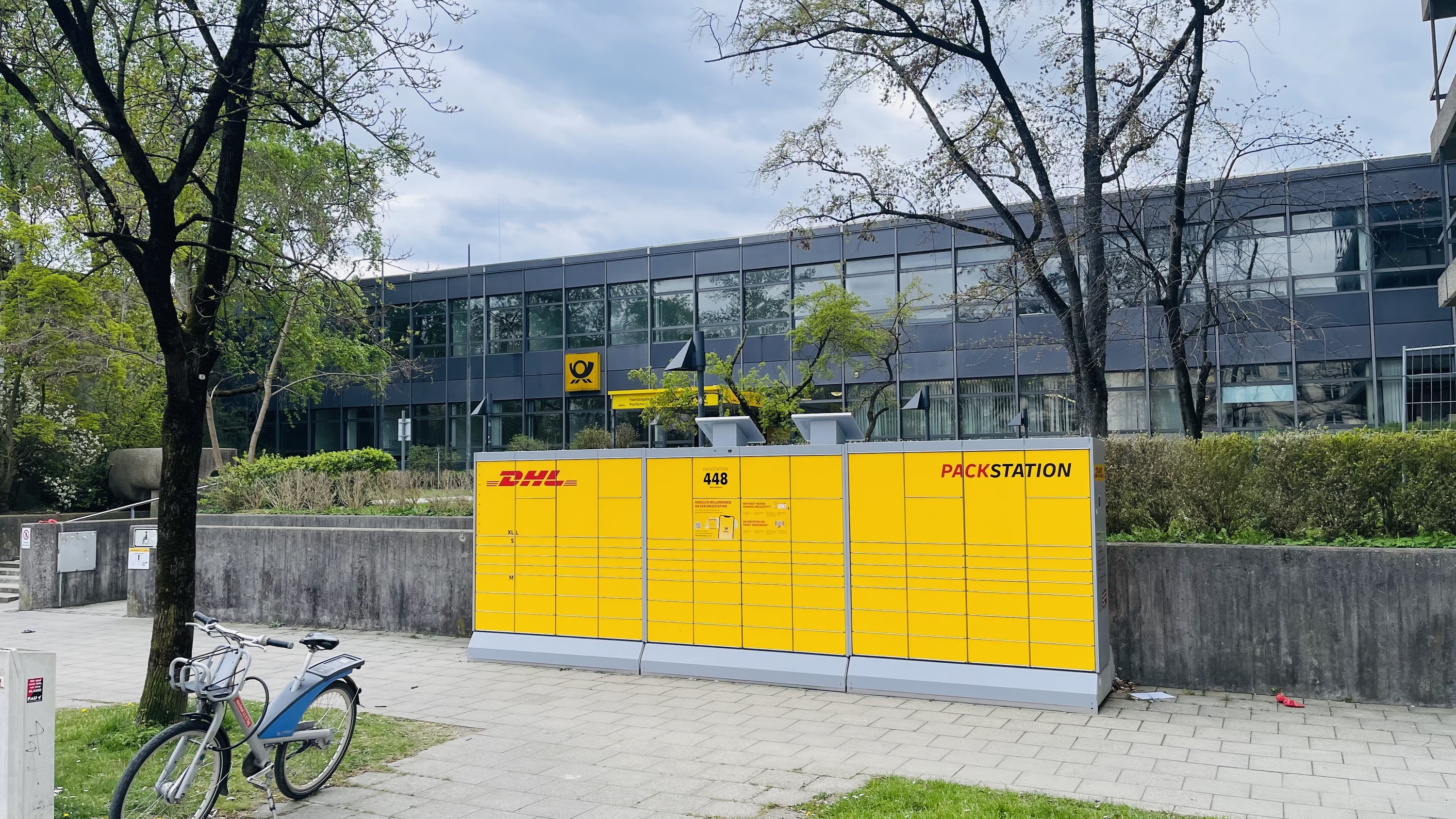 Packstation am stillgelegten Briefzentrum München