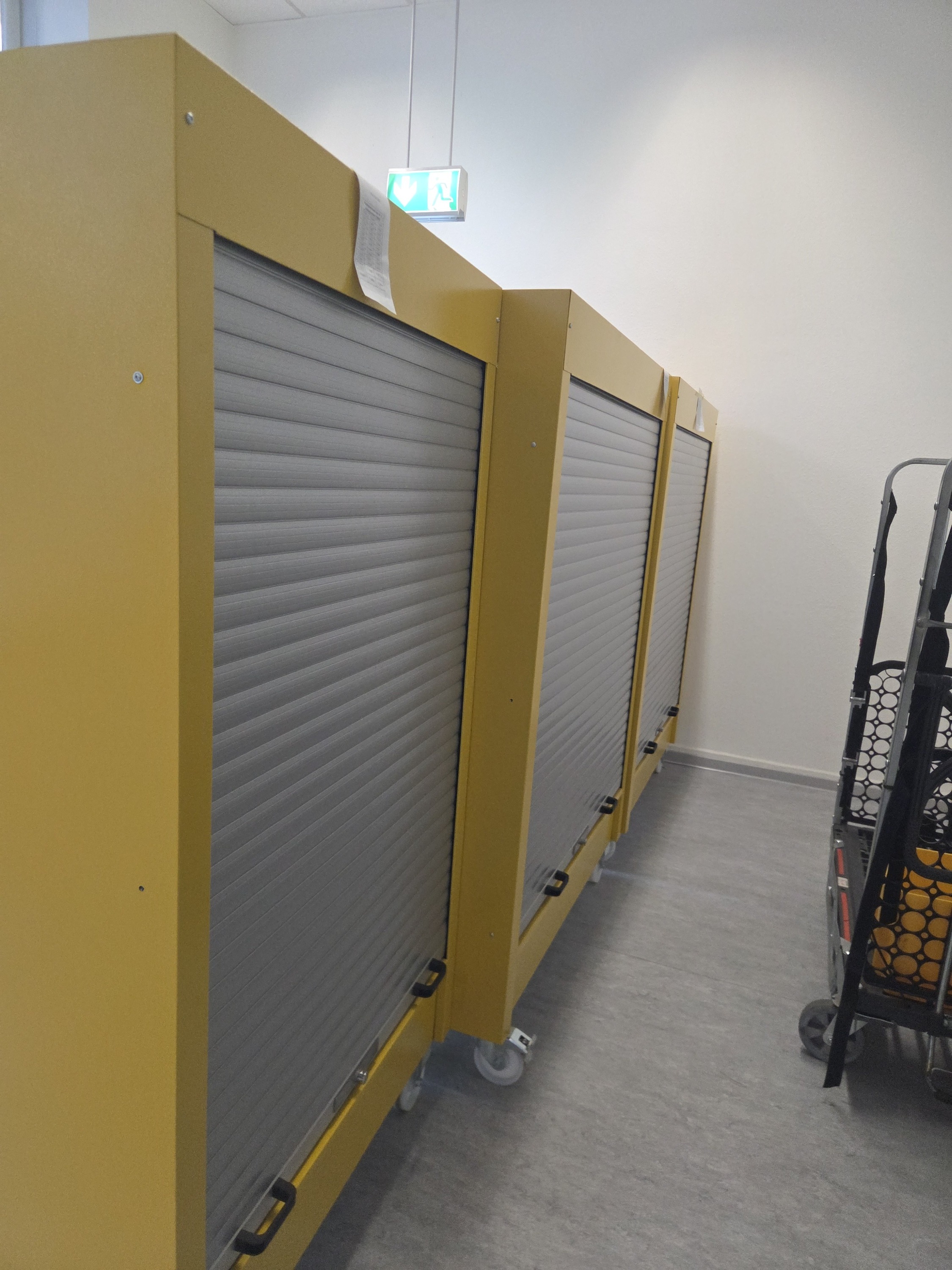 Postfachanlage von hinten