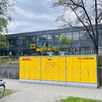 Packstation am stillgelegten Briefzentrum München