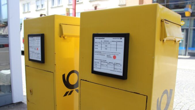 2 BriefkÃ¤sten Deutsche Post